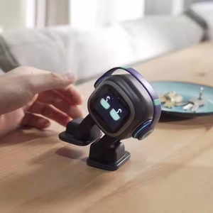 <span class=keywords><strong>Emo</strong></span> หุ่นยนต์สัตว์เลี้ยงอัจฉริยะตั้งโต๊ะ, หุ่นยนต์ AI พร้อมนาฬิกาปลุกน่ารักอัจฉริยะอีโมของเล่นกลับบ้าน - Product Image 4