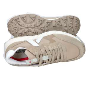 Callaghan Men's Sneakers <b>Beige</b> 43 4 Cm Heel Height Canvas Trendy Shoes - Product Image 6