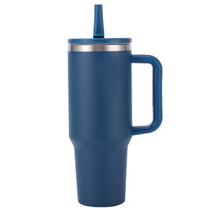 Gobelet moderne 40oz en acier inoxydable pour voiture 304 Double couche isolée poignée paille transfrontalière eau chaude/froide pour glacière - Product Image 6