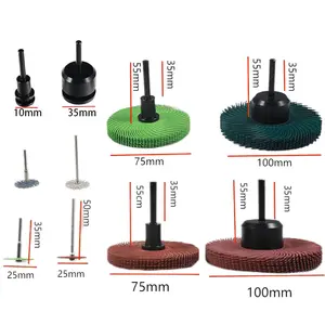 Takı diş parlatma araçları aşındırıcılar fırça radyal kıl disk