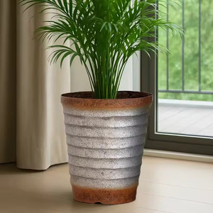 <span class=keywords><strong>Maceta</strong></span> Moderna Ecológica de Plástico para Jardín y Hogar, Circular, Cónica, Cilíndrica - Product Image 2