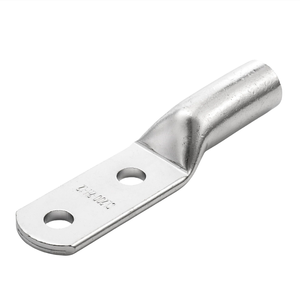 Borne de batterie en cuivre à double trou pressée à froid CL-2H cosses de câble en cuivre étamé - Product Image 1