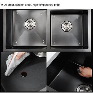 Amaxo-fregaderos de cocina de acero inoxidable SUS 304, doble cuenco, estándar canadiense y americano moderno - Product Image 6