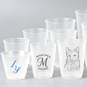 Gobelets en <span class=keywords><strong>plastique</strong></span> PP transparent givré en forme de U, personnalisables avec logo, 380/500/700 ml, pour jus/boba/thé aux bulles, paroi simple, 90 mm - Product Image 1