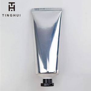 Contenants vides pour soins de la peau de 30 ml, tubes en aluminium et plastique argentés et dorés brillants, emballages pour crème solaire, lotion, cosmétiques - Product Image 3