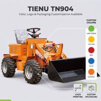 Hochwertiger Radlader mit Dieselantrieb 600kg 700kg Elektrischer Kleiner Raupenlader Landwirtschaftslader Hoflader zum Verkauf