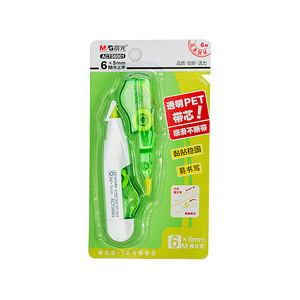 Ruban correcteur M&G 6M 5mm transparent, rechargeable, pour étudiants et bureaux - Product Image 1