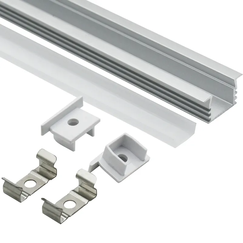 16x12mm Plaster in led extrusion aluminum channel profile recessed for drywall plaster board