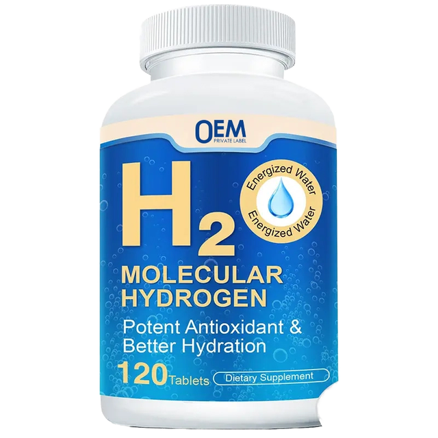 OEM H2 Molecular Hydrogen Tablets Fast Dissolving High Concentration Immune Support Antioxidant Exercise Herbal Formula