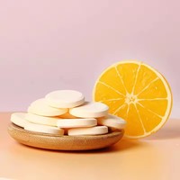 Tablet Vitamin C Effervescent Aeglewell OEM Private Label, Tablet Multivitamin Effervescent Rasa Jeruk untuk Imunitas