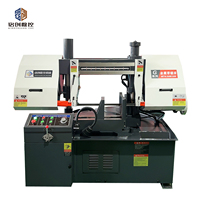 Scie à ruban à double colonne inclinable 0-45° pour découpe de métaux GB4235 Mingchuang