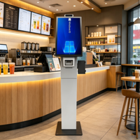 Terminal de point de vente pour restaurants, borne de commande numérique intelligente, borne de service en aluminium, borne de paiement en libre-service