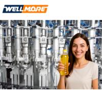 Chaîne de production automatisée d'huiles comestibles : machine de remplissage et d'embouteillage pour huiles de tournesol, végétales, de soja et d'olive