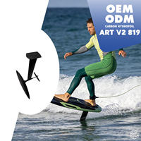 Aile avant hydrofoil AXIS High Energy ART V2 819 en carbone, design unisexe, pour les navigateurs avancés en eaux océaniques, vitesse rapide, contrôle agile.
