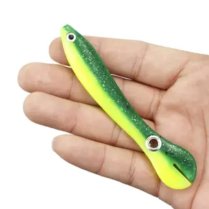 Simulation Wholesale 10cm 6g Small Loach Artificial Worm Lures Soft Plastic Fishing Lure Baits Soft Lure