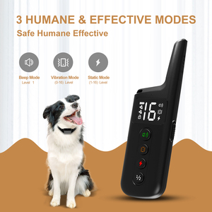 <span class=keywords><strong>Collier</strong></span> <span class=keywords><strong>de</strong></span> <span class=keywords><strong>dressage</strong></span> à distance <span class=keywords><strong>professionnel</strong></span> Wellturn pour chien avec fonction <span class=keywords><strong>de</strong></span> choc, matériau TPU, étanche IPX7, modèle KH-T330 - Product Image 2