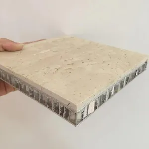 Pannello in <span class=keywords><strong>alluminio</strong></span> con pannello a nido d'ape in pietra sottile in marmo leggero pannello decorativo in <span class=keywords><strong>alluminio</strong></span> a nido d'ape - Product Image 1