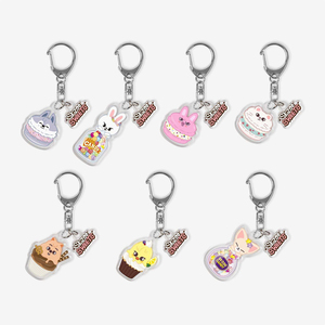 Custom Cartoon <b>Anime</b> Pattern UV Printing Acrylic <b>Keychain</b> Souvenir Fashionable Pendant Accessories - Product Image 1