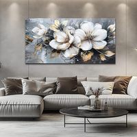 Grande toile à l'huile, art mural impressionniste, affiches encadrées modernes, faites à la main, B&C ART, décoration pour salon, chambre, bureau, maison