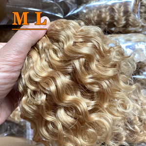 2025 DIY Poupées Extensions de Cheveux Trame de Cheveux de Chèvre 8 ''Longueur Yak Queue Cheveux Bouclés Type - Product Image 1