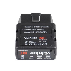 Escáner OBD2 Vgate VLinker <span class=keywords><strong>MC</strong></span>+ BLE ELM327 para Android/iOS/Windows, Herramienta de Diagnóstico de Automóviles con Wifi ELM 327 - Product Image 5