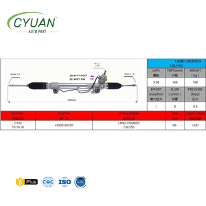 แร็คพวงมาลัยเพาเวอร์ CUYAN NEW สำหรับ TOYOTA Landcruiser <span class=keywords><strong>GRJ150L</strong></span> 4000 พวงมาลัยซ้าย 44200-60230 4420060230 - Product Image 3