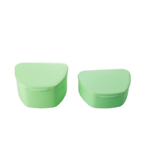 Dental trapezoidal denture case with retainer case supports cross-border sizes and can be used for orthodontic treatment. - Product Image 5