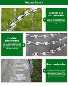 Malla de Protección Industrial <span class=keywords><strong>BTO</strong></span>-25, Diámetro Exterior de 650 mm, 51 Lazos, 12 Metros de Alambre, 25 mm, Anticorrosión, Protección para Plantas Químicas - Product Image 3