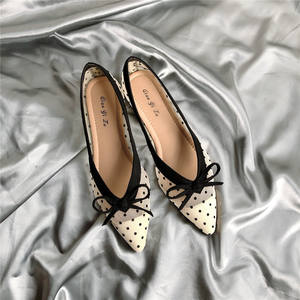 Poka Dot Mocassins à enfiler Office Lady Mocassins Sepatu <span class=keywords><strong>2022</strong></span> Chaussures plates pour <span class=keywords><strong>femme</strong></span> - Product Image 5