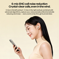 Écouteurs hybrides REMAX ANC semi intra-auriculaires à réduction active du bruit, 6 micros ENC pour la réduction du bruit des appels, écouteurs sans fil True Wireless