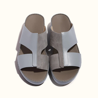 Sandales et mules en cuir arabe de qualité supérieure SHIKOL, personnalisées en cuir véritable et daim, chaussures du Golfe pour hommes, sandales de Dubaï