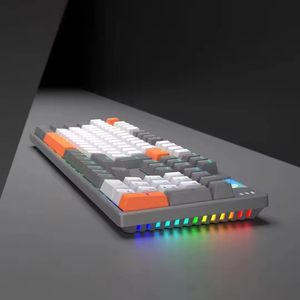 Games Cheap <b>Computer</b> Keyboard Games RGB Games RGB Keyboard Wired Backlit Keyboard 104 Keys PC Laptop Variety - Product Image 1