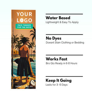 Loción de pistola de bronceado de sandía orgánica personalizada para hombres OEM/ODM, solución de bronceado sin sol de etiqueta privada para rostro <span class=keywords><strong>y</strong></span> cuerpo - Product Image 4