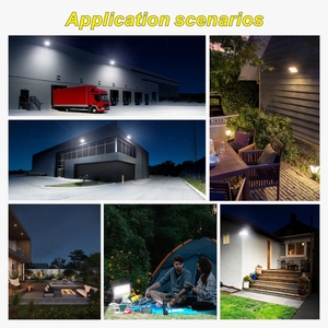 Reflectores Solares LED Aglare Portátiles de Aluminio Fundido a Presión, IP65, Impermeables con Sensor de Luz, 50W 100W 150W 200W - Product Image 6