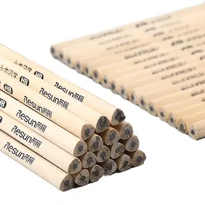 Supplier wholesale price school supplies standard pen hard wood customizable logo for student supplies