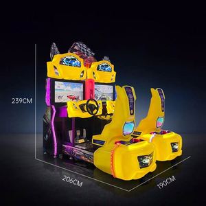 NINIX Racing Simulator GT1 Professional Cockpit Hydraulic Motion Dual Screen Coin Operated Adult Arcade Game Machine High End - Product Image 6