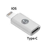 Mini adaptateur d'éclairage 8 broches vers type C pour iPhone 11 12 13 14 15 Pro Max Samsung S20 S21 convertisseur de charge ios vers prise USB C