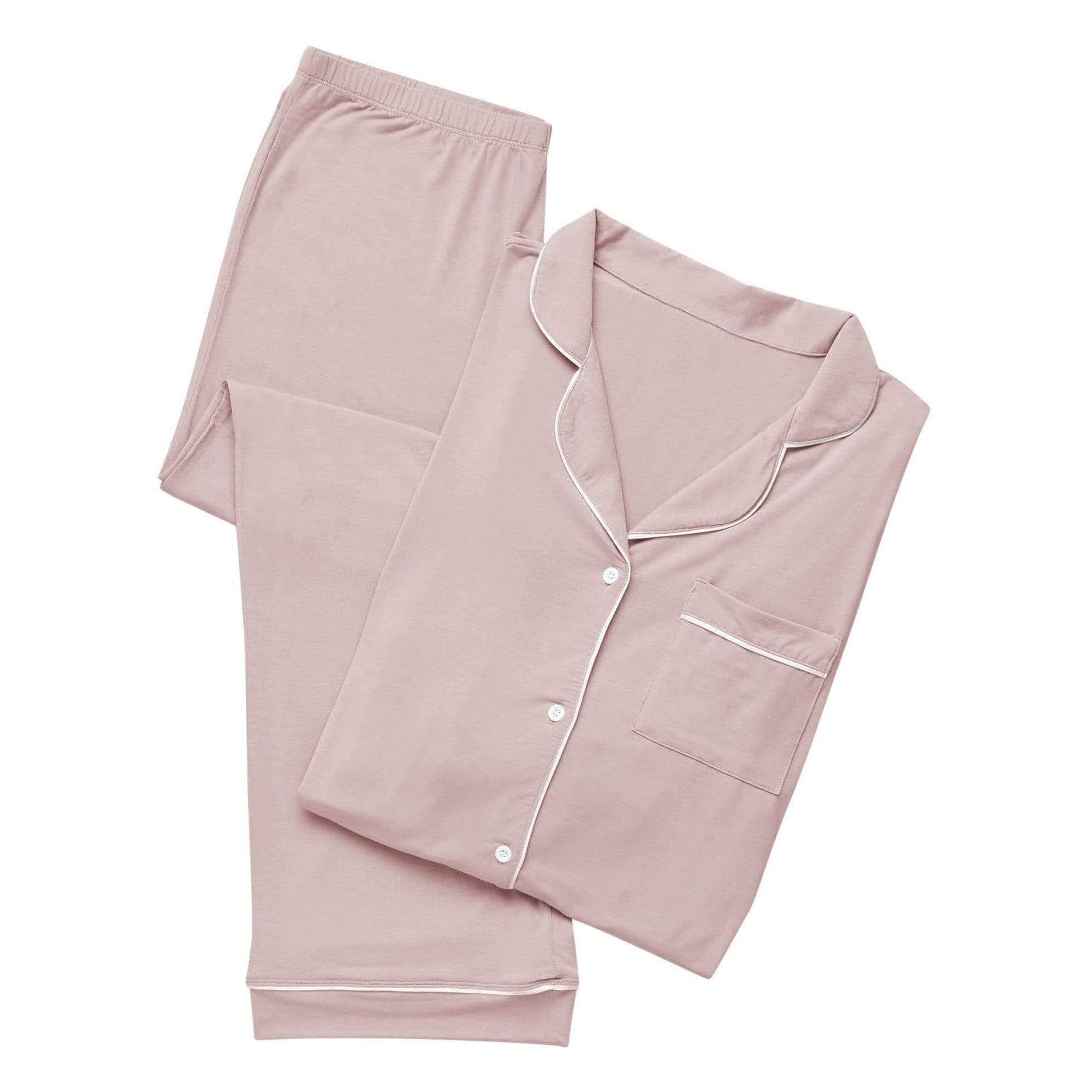 Adult Loungewear 95 Bamboo Viscose 5 Spandex Women s Long Sleeve Pajama Set