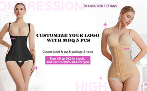 Faja Colombiana de Alta Compresión con Control de Abdomen y Varillas de Acero, Body para Mujer con Abertura en la Entrepierna, Etapa 1 Postoperatoria, Faja Moldeadora al por Mayor - Product Image 3
