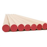 Vente en gros de tiges en bois, longueur 48 pouces, diamètres de 3,2 mm à 22,2 mm, directement de l'usine, idéales pour la fabrication de meubles, le bricolage et le jardinage