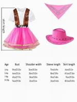 Costumes de danse jazz lyrique pour filles avec logo personnalisé, costumes de cow-boy pour enfants, ensemble de costumes de jeu de rôle unisexe pour enfants, polyester