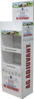 Étagère de présentation en carton sur pied pour magasin de détail, promotion de produits, présentoir en carton pop-up