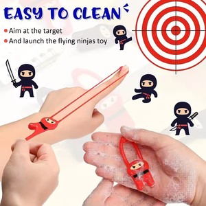 1 pièce Lanceur de doigts Ninja amusant, Jouet de décompression extensible pour enfants, Idéal pour les cadeaux de fête d'anniversaire et le remplissage de piñata - Product Image 3