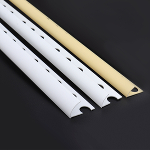 ETT-8, RAITTO, Perfil de PVC de 8mm con Borde Redondo para Azulejos, Protector de Esquinas y Bordes Exteriores - Product Image 2