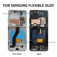 Ensamblaje de Pantalla Táctil OLED Doméstica para Samsung S21 Ultra G9980 con Marco Interno y Externo y 1 Año de Garantía