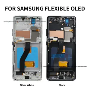 Pour Samsung S21Ultra <span class=keywords><strong>G9980</strong></span> Assemblage d'écran tactile OLED domestique Écran encadré interne et externe avec 1 an de garantie - Product Image 4