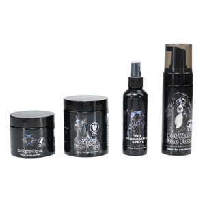 Set nero personalizzato schiuma di <span class=keywords><strong>lavaggio</strong></span> a secco per piccoli <span class=keywords><strong>animali</strong></span> Non tossico delicato Pet <span class=keywords><strong>lavaggio</strong></span> con materiale di pulizia igienica per <span class=keywords><strong>animali</strong></span> domestici - Product Image 1