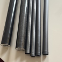 Bras de barrière télescopique en fibre de carbone, tube en fibre de carbone de 3 m pour une ajustement flexible de la longueur