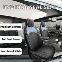 Housses de siège en cuir complètes pour 5 places, accessoires de voiture de luxe toutes saisons personnalisés pour BYD King Seal 5 DM-i Chazor Destroyer 05