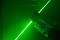 Pointeur laser vert portable 100 mW pour spectacle Laserman